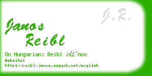 janos reibl business card